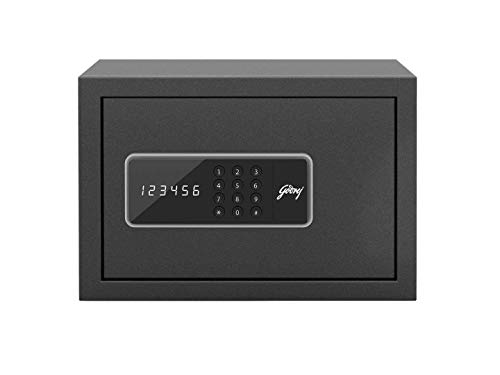 Image of Godrej Security Solutions Godrej 8 litres Home Safe Digital Locking Systems (Digi, Ebony, Nannan, Grey)