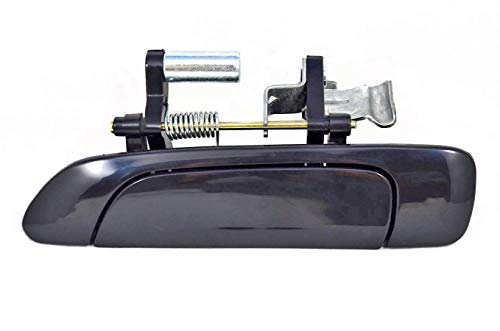 PT Auto Warehouse HO-3232S-RL - Outside Exterior Outer Door Handle, Smooth Black - Driver Side Rear