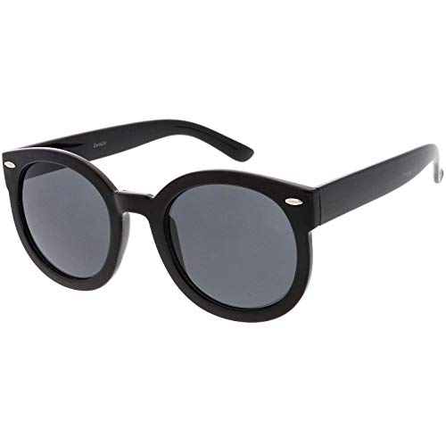 Image of zeroUV - Classic Old School Eazy Loc and Round Retro Oversized Sunglasses with Neutral Lens