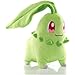 Qarunt Giocattoli di Peluche Chikorita, Cartone Animato Carino Giocattoli Morbidi, Serie di Giochi di Anime morbide Bambole morbide, per Bambini Compleanno, 20 cm