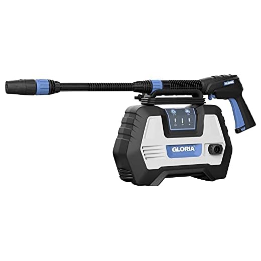 GLORIA MultiJet 230 V - Limpiador de alta presión multifuncional eléctrico | 120 bar | Utilizable como pistola de espuma, pulverizador, cepillo | Boquilla 4 en 1, lanza de 75 cm, manguera de 5 m
