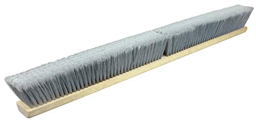 Weiler 42098 36" Fine Sweep Floor Brush, Flagged Silver Polystyrene Fill, Includes Brace #TOP1