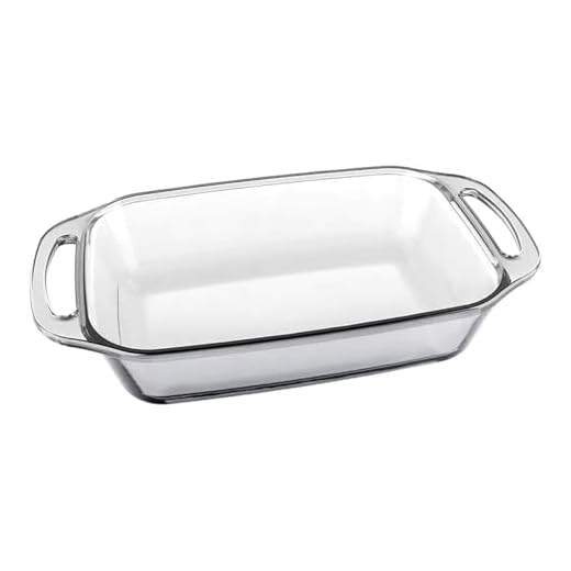 Marinex Assadeira Retangular Refratária com Alças Laterais em Vidro, 3.5 L