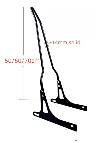 Dossier passager moto amovible Dyna sissy bar pour soulager le dos sur longue distance - 3