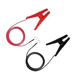 CIMAXIC 2pcs Electric Farm Fence Jump Cable Fencing System Wire Jump Cables Clip Electric Fence Easy Install