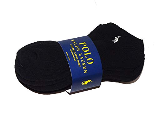 Polo Ralph Lauren Men`s Half Cushioned No Show Socks 6 Pack3