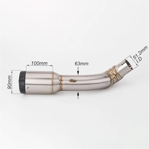Tuyau d'échappement moto en inox durable pour Kawasaki Z900 Style 1