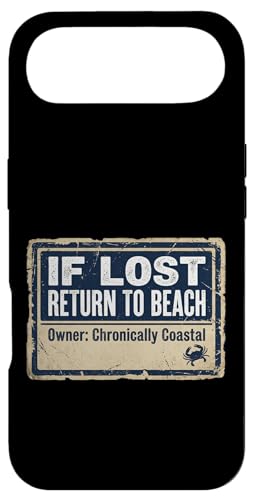 If Lost Return To Beach Coastal Crab Sign �X�}�z�P�[�X iPhone Air �p