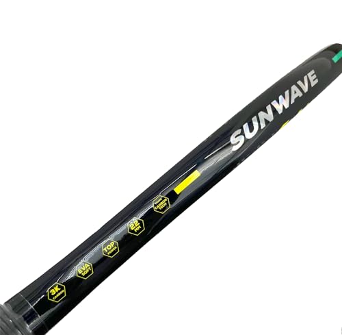 Raquete de Beach Tennis Profissional de Fibra de Carbono 3K Camewin e Bolsa porta-raquete | Raquete