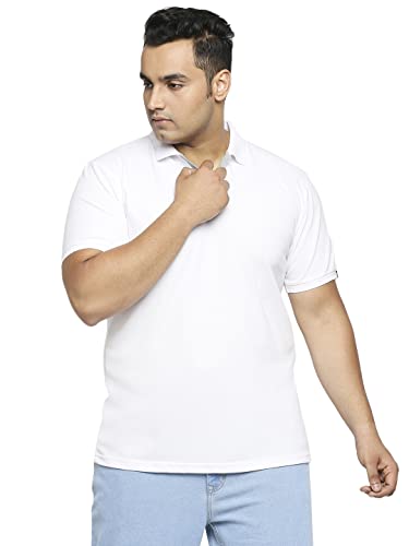 Wear Your Opinion Men's Plus Size Polo Collar Neck Half Sleeve Tshirt