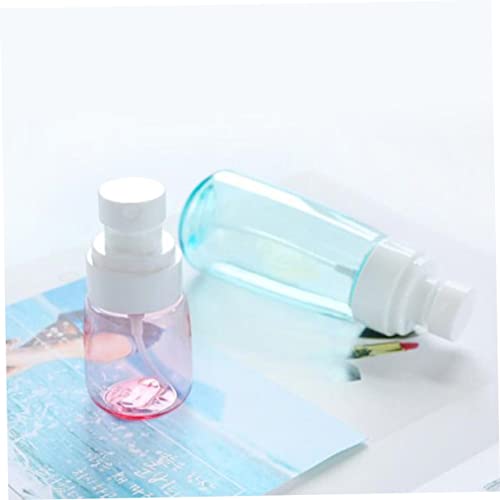VALICLUD 3Pcs Transparent Blue Pink Sunscreen Sprayers Pump Bottles Fine Mist Refillable Subpackaging Travel Spray Bottles for Outdoor Use