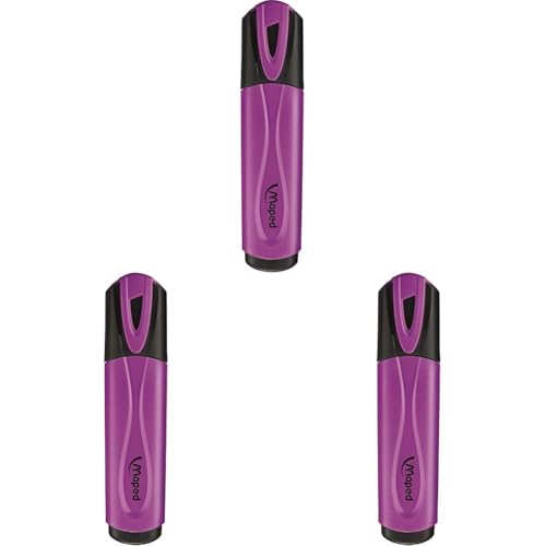 Maped WIGO - Evidenziatore Fluo Pep'S Classic Col Viola (Confezione da 3)