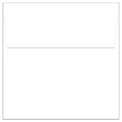 Note Card Cafe Square 5.5 x 5.5 White Envelopes | 40 Pack | Sealable, Square Flap | Perfect for Invitations, Greeting Cards, Baby Showers, Weddings, Mailing, Crafts | Printable, Multipurpose