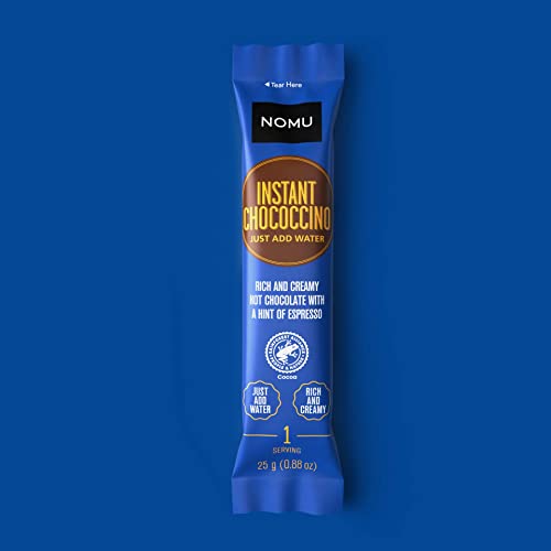 Nomu Chococcino Hot Chocolate Bulk 50 Packets | Hot Cocoa Powder With Hint Of Espresso Coffee Blend #TOP2