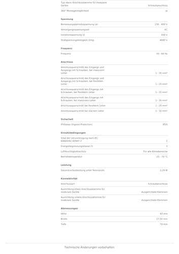 Hager MCN113 Leitungsschutzschalter 13A 1P 1-polig 6kA C-Charakteristik 1 PLE TE LS-Schalter MCB (MCN 113)