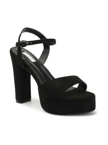 Image of ELLE Women's Stylish and Elegant High Block Heels Fashion sandals