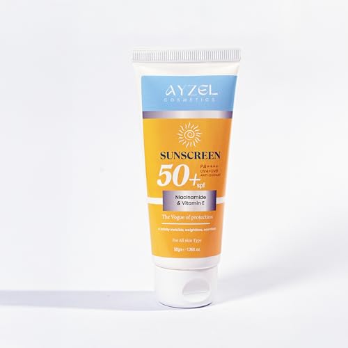 Image of Sunscreen SPF 50 ? Broad Spectrum UVA /UVB Protection | Lightweight, Non-Greasy & Water-Resistant | Daily Sun Protection for All Skin Types 50gm