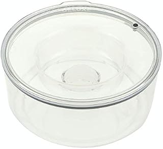 Slopper Stopper Dripless Water Bowl - Tritan Plastic Bowl Unit - for Medium Breed Dogs 21-50 Lbs, 9.84” Dia, 1 Gallon Capacity