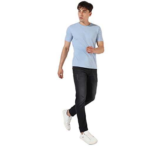 Image of Campus Sutra Men's Mid Rise Regular Fit Jeans