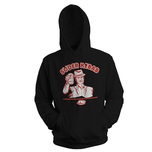 Venus Style Soder Kebab Funny T-Shirt | Hilarious Food Graphic Tee | Doner Kebab Lover Shirt for Men & Women Unisex Schwarz Kapuzenpullover Hoodie Size XXL