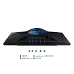 Samsung Odyssey G30D Full HD Gaming Monitor, 24 Zoll, Bildschirm mit VA-Panel, 1.920 x 1.080 Pixel, Bildwiederholrate 180 Hz, Reaktionszeit 1 ms (MPRT), AMD FreeSync, HDR10, LS24DG300EUXEN – Bild 4