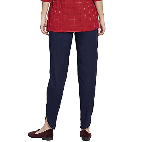 Image of GO COLORS Women Mid Rise Cotton Dhoti Pant
