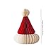 SM SunniMix Christmas Santa Hat Hanging Decoration Novelty Funny Tabletop Christmas Tree Ornament for Home Party Celebration