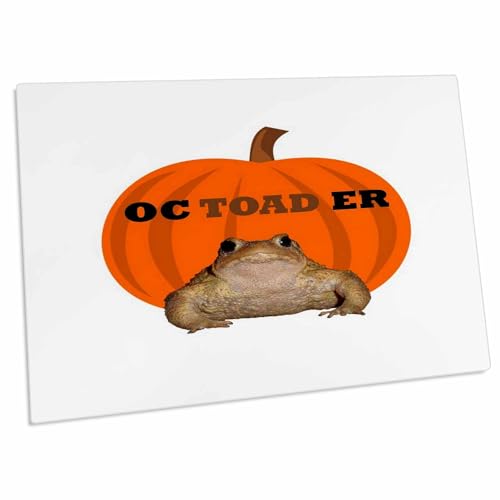 3dRose Octoader Halloween Pun con Toad Pad para Escritorio miniatura 1