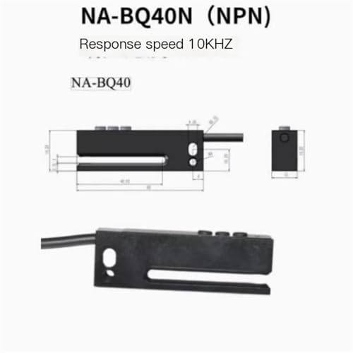 Capteur d'étiquettes NA-BQ40N boîtier compact sortie NPN