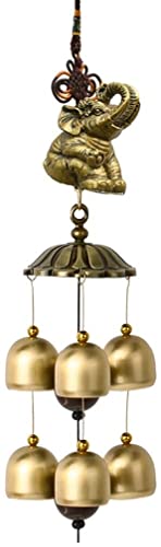 Cloches de en cuivre rétro pour décorations suspendues de jardin et terrasse