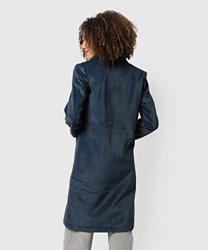 Image of PINACOLADA Women's Regular Fit Long Coat For Winter Wear | Collar Neck | Full Sleeve | Buttoned | Casual Jacket For Woman & Girl | Western Stylish Jacket For Women