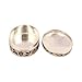 Handmade 925 Sterling Silver Meenakari Work Floral Design Trinket Box Container Sindoor Box Brides Jewelry Gift For Her
