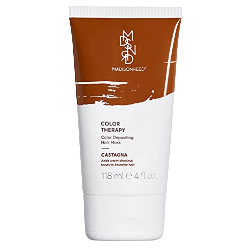 Image of Madison Reed Color Therapy - Castagna Bronze | SmartDye Color Depositing Hair Mask, Adds Warm Chestnut Tones, Deep Conditioner, Ammonia-Free
