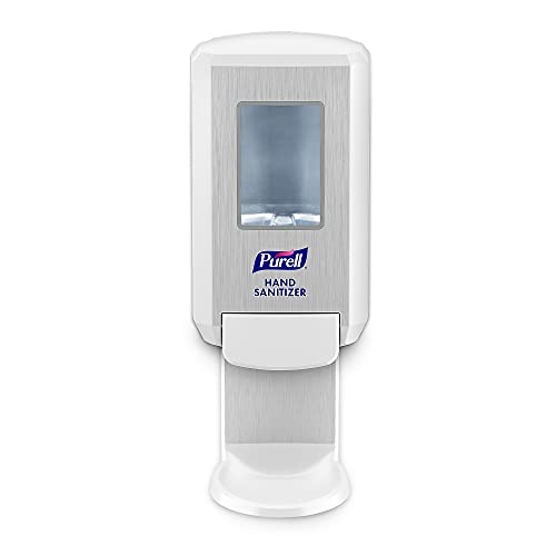 Image of PURELL CS4 Push-Style Hand Sanitizer Dispenser, White, for 1200 mL PURELL CS4 Hand Sanitizer Refills (Pack of 1) - 5121-01