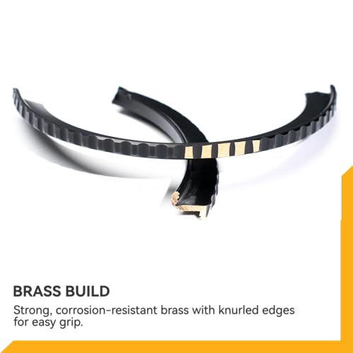 Anillo Adaptador NiSi Brass Pro de 49 mm a 58 mm, Paso Superior para Filtros de Lente, Aleación de Latón con Acabado Mate Negro para Reducir Reflejos, Fresado CNC para Instalación Suave miniatura 3