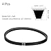 uxcell 4pcs A20 or 4L220 Classic Wrapped Rubber V-Belt, 20