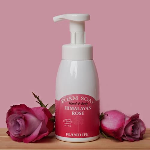 Plantlife Himalayan Rose Foam Soap - Gentle Hand & Body Wash