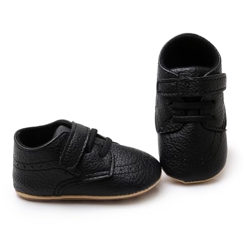 Image of RVROVIC Baby Boys Girls Anti-Slip Sneakers Soft Ankle Boots Toddler First Walkers Newborn Crib Shoes