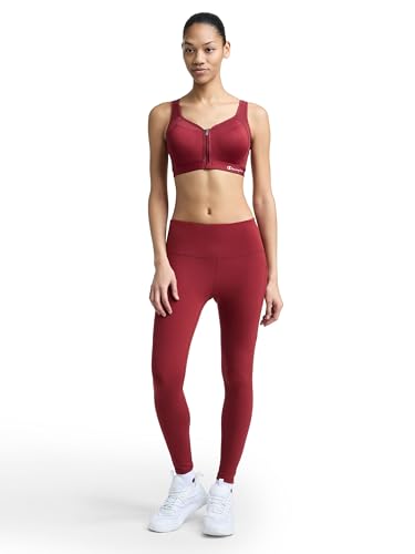 Image of Champion Women's Sports Bra, Motion Control Front-Zip, High-Impact Maximum Support, Breathable, Moisture-Wicking