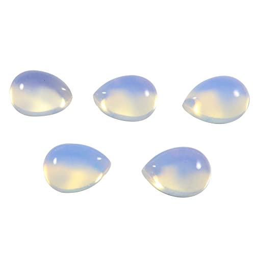 Cabochons opales en poire pour personnaliser vos bagues de fiançailles faits main