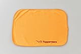 Produit original Tupperware Tupperware FaserPro P17827 T18 Chiffon de nettoyage pour lunettes Orange transparent
