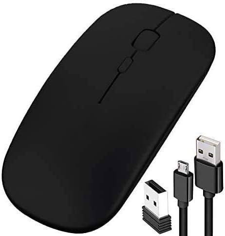 Wireless Mouse Rechargeable Slim USB Quiet Click Mice for Laptop PC Computer Mac Macbook Pro