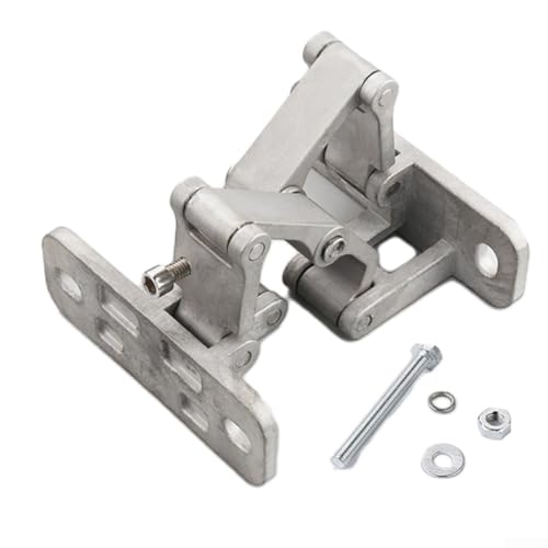 Gbtdoface 1PC Heavy Duty Door Hinges,Self Closing Door Hinge,Heavy Duty Stainless Steel Stone Door Hinge Open Invisible Fire Hydrant(L（250kg）)