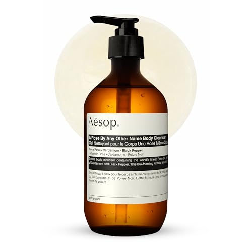Aesop A Rose By Any Other Name Body Cleanser | Gentle Botanical Cleanser with Rose Petal Oil & Plant Extracts | 500 mL / 16.9 oz