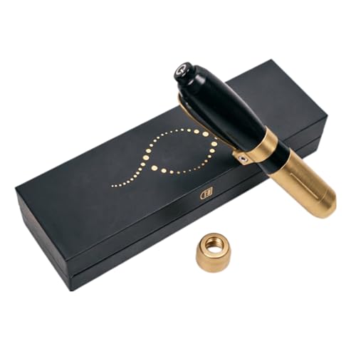 Manual Facial Serum Applicator, Handheld Essence Delivery Tool for Face Skin Care, Painless Skincare Spreader to Enhance Absorption (Gold Black) image 3