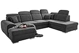 ledergarnitur gebraucht Ecksofa mit praktischer Gästebettfunktion und Bettkasten