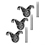 Honseadek Supporto per fanale posteriore per sella, supporto per luce posteriore per bicicletta, supporto per luce di sicurezza in bicicletta con materiale ABS, compatibile con la maggior parte delle