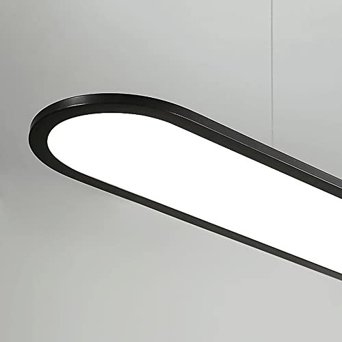 Suspension LED longue contre l'éblouissement sur îlot de cuisine - 4
