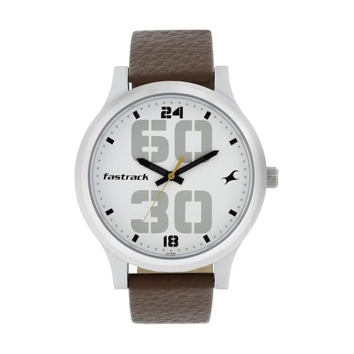 Montre analogique pour homme lisible avec cadran blanc NM38051SL06