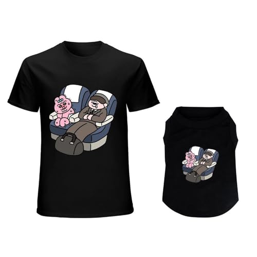 犬の服 タンクトップTシャツ おぱんちゅうさぎ ベスト スポーツ服 洋服 パジャマ カップ ル服 上着 春夏服 小中大型犬服猫服 脱毛保護 日焼き防ぐ 虫除け お散歩 記念撮影 犬用コスチューム (ブラック/3XL)